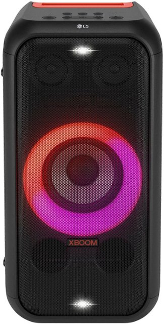Front Zoom. LG - XBOOM XL5 Portable Tower Party Speaker with LED Lighting - Black.