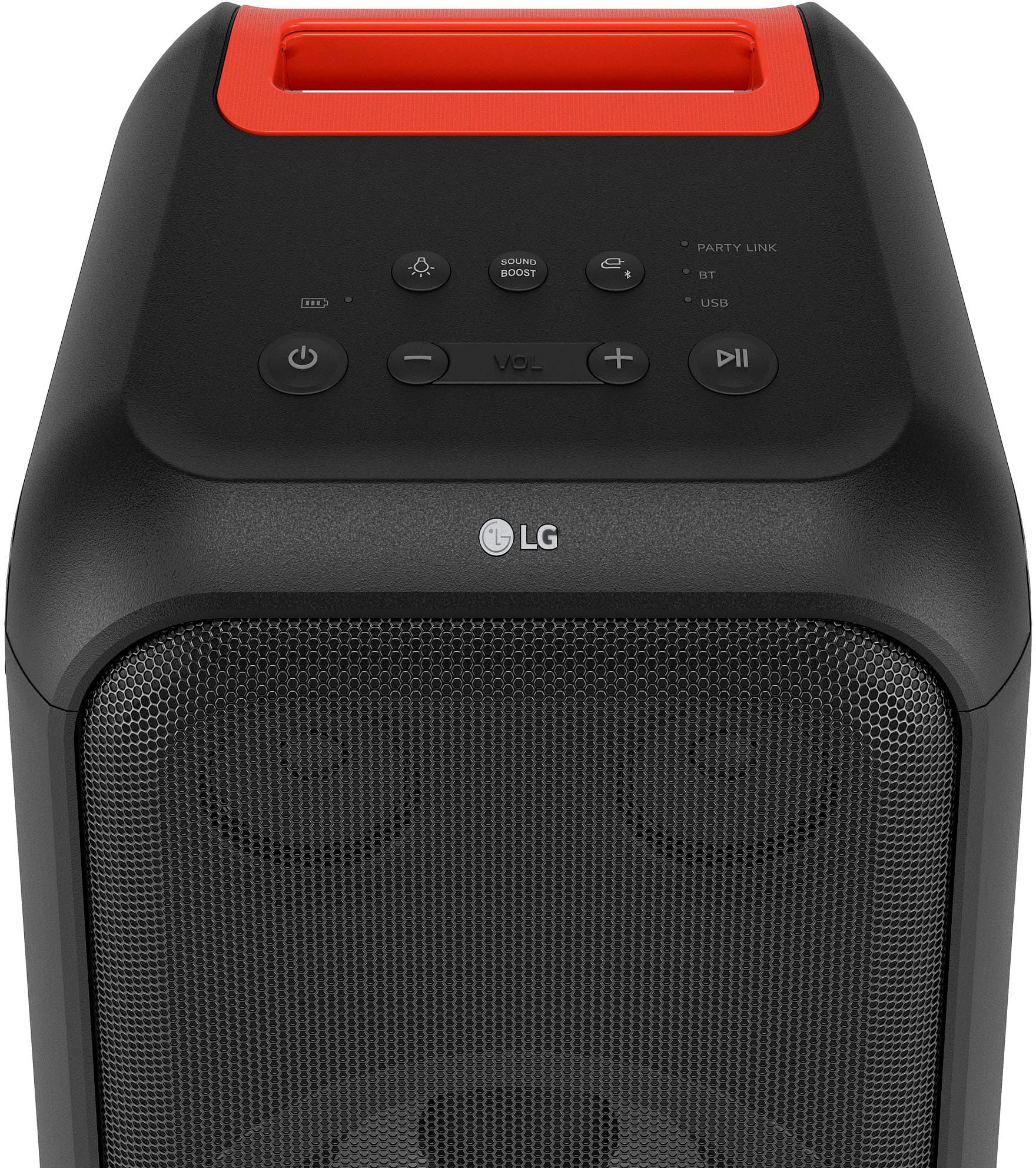 Alt View 1. LG - XBOOM XL5 Portable Tower Party Speaker with LED Lighting - Black.