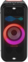 LG - XBOOM XL7 Portable Tower Party Speaker with Pixel LED - Black - Front_Zoom