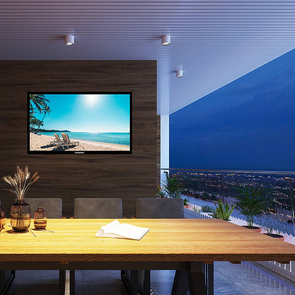 Alt View 13. DuraPro - Partial Sun Smart Series 43" Class LED Outdoor Partial Sun 4K UHD Smart webOS TV - Black.