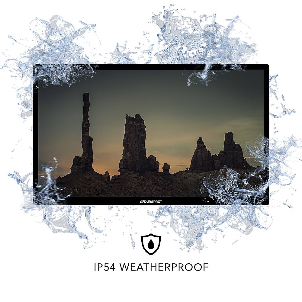 Alt View 1. DuraPro - Partial Sun Series 43" Class LED Outdoor Partial Sun 4K UHD TV - Black.