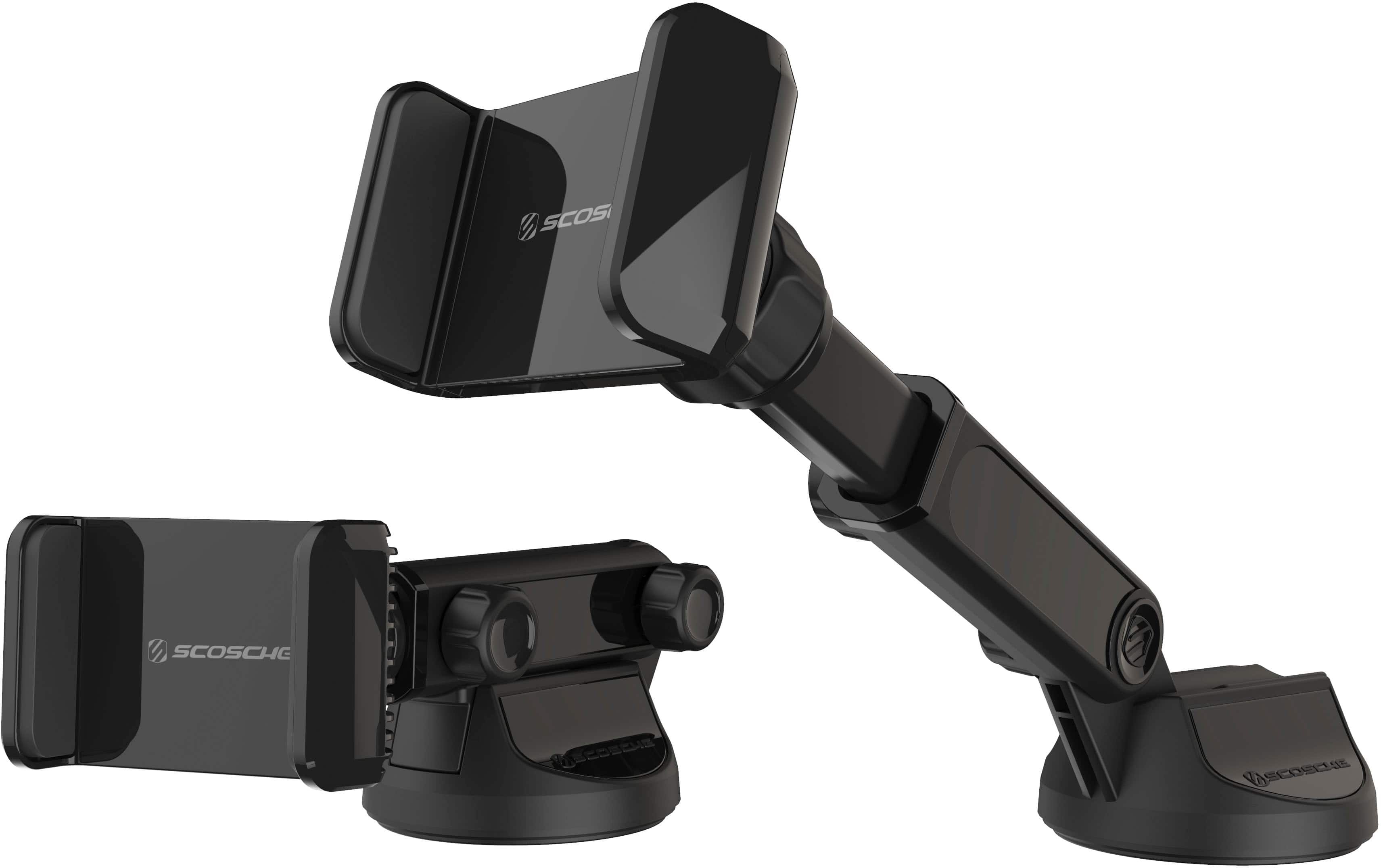 Front. Scosche - ExtendoMount Telescoping Universal Mount for Mobile Phones - Black.