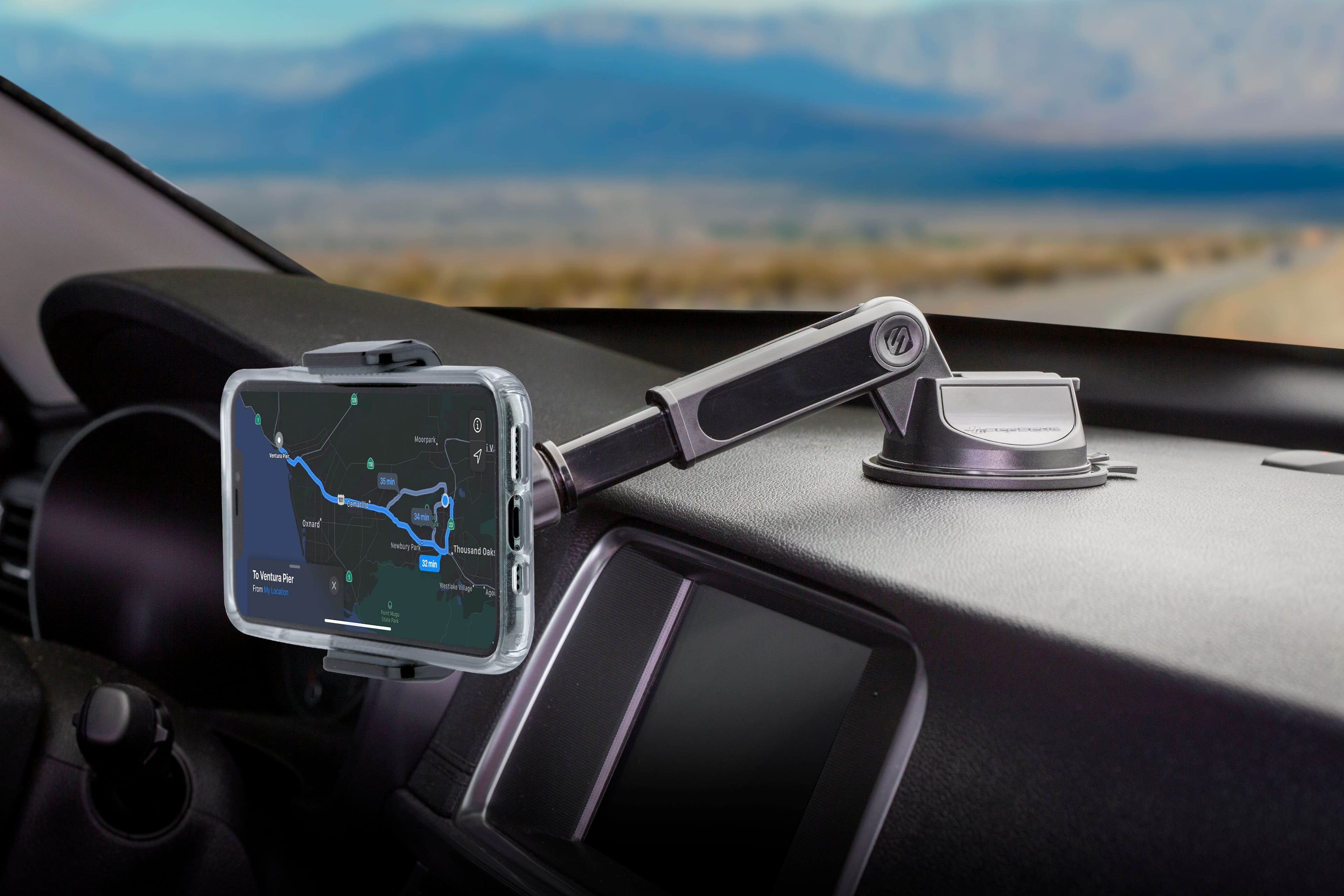 Alt View 12. Scosche - ExtendoMount Telescoping Universal Mount for Mobile Phones - Black.