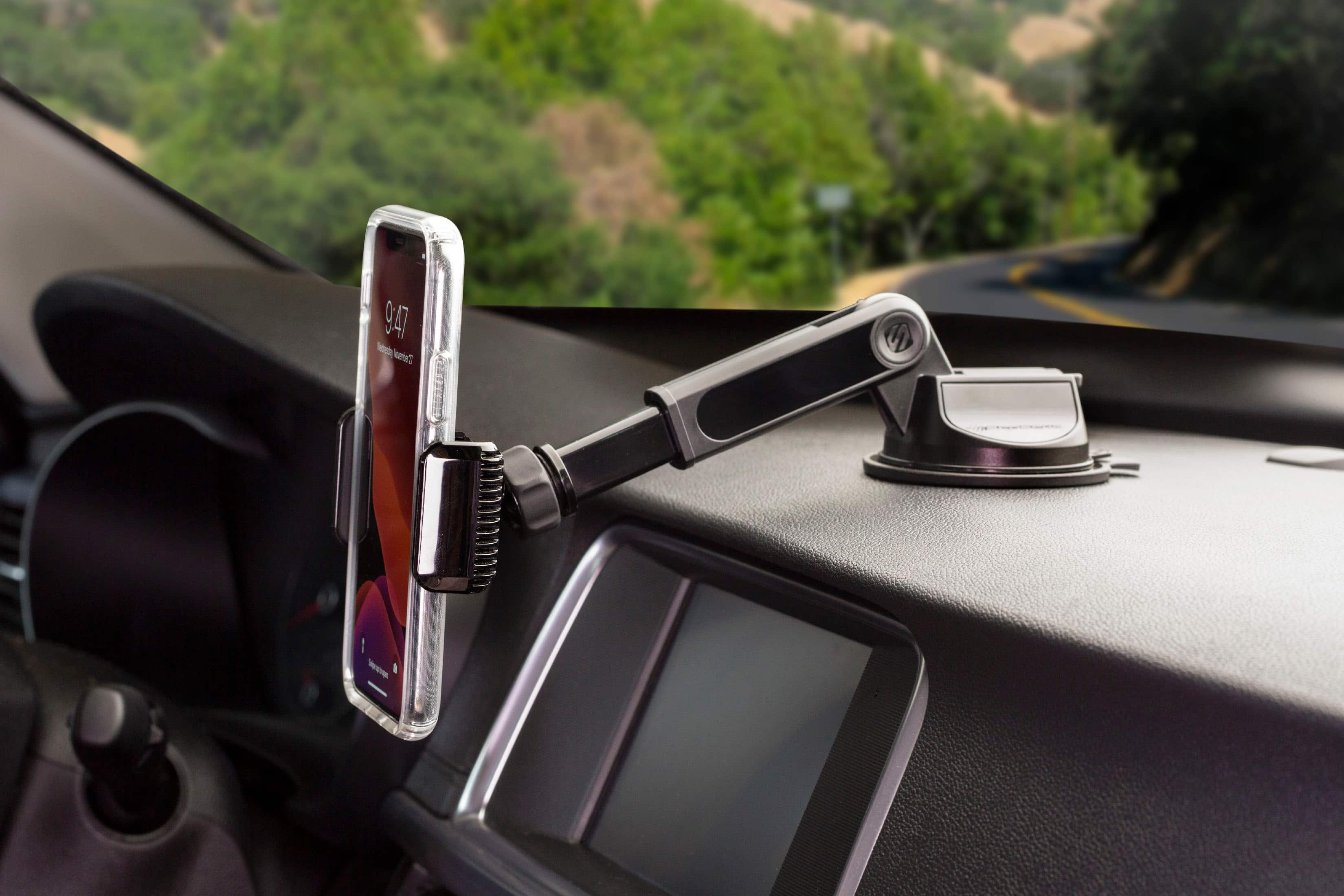 Left. Scosche - ExtendoMount Telescoping Universal Mount for Mobile Phones - Black.