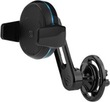 Scosche MagicGrip Auto-Grip  Wireless Charging Vent Universal Mount - Black - Front_Zoom