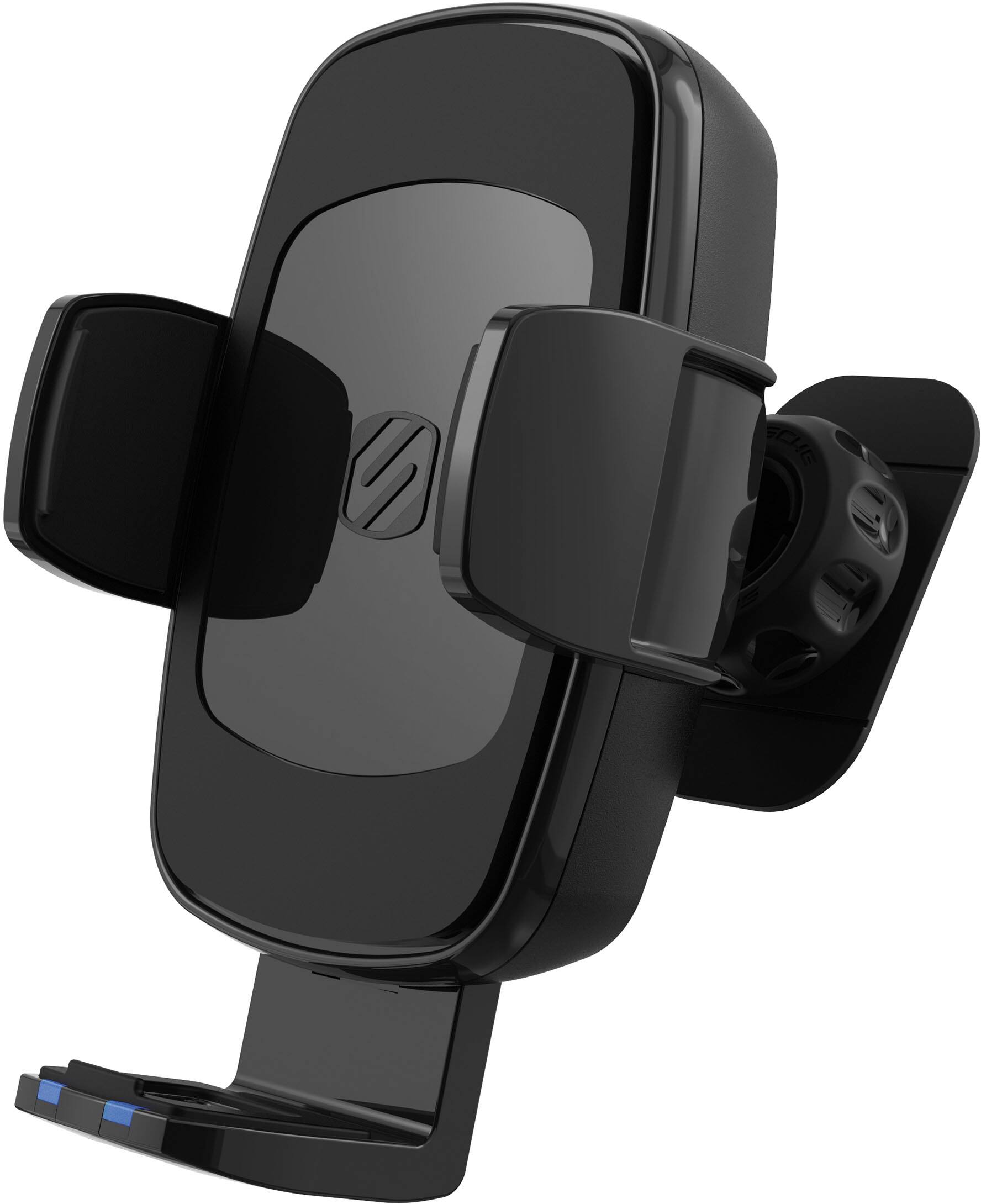 Front. Scosche - Wireless Charging Dash/Vent Universal Mount for Mobile Phones - Black.