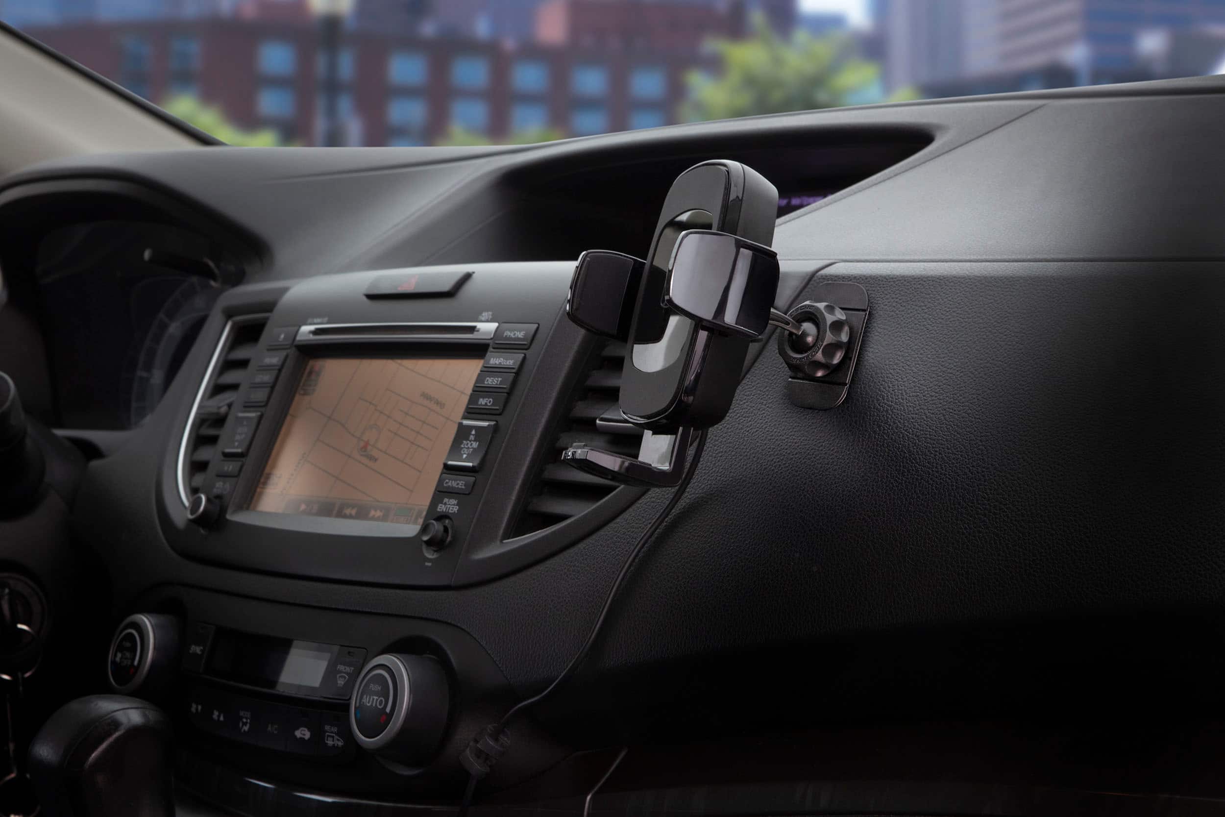 Alt View 11. Scosche - Wireless Charging Dash/Vent Universal Mount for Mobile Phones - Black.