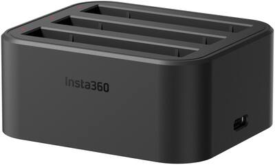Kastar Triple LED Charger For Insta360 ONE X2 Camera - 1700mAh Li-Ion Batteries Included