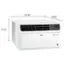 Angle. LG - 1,000 Sq. Ft. 18,000 BTU Smart Window Air Conditioner - White.