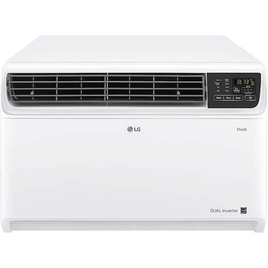 LG 1 000 Sq. Ft. 18 000 BTU Smart Window Air Conditioner White
