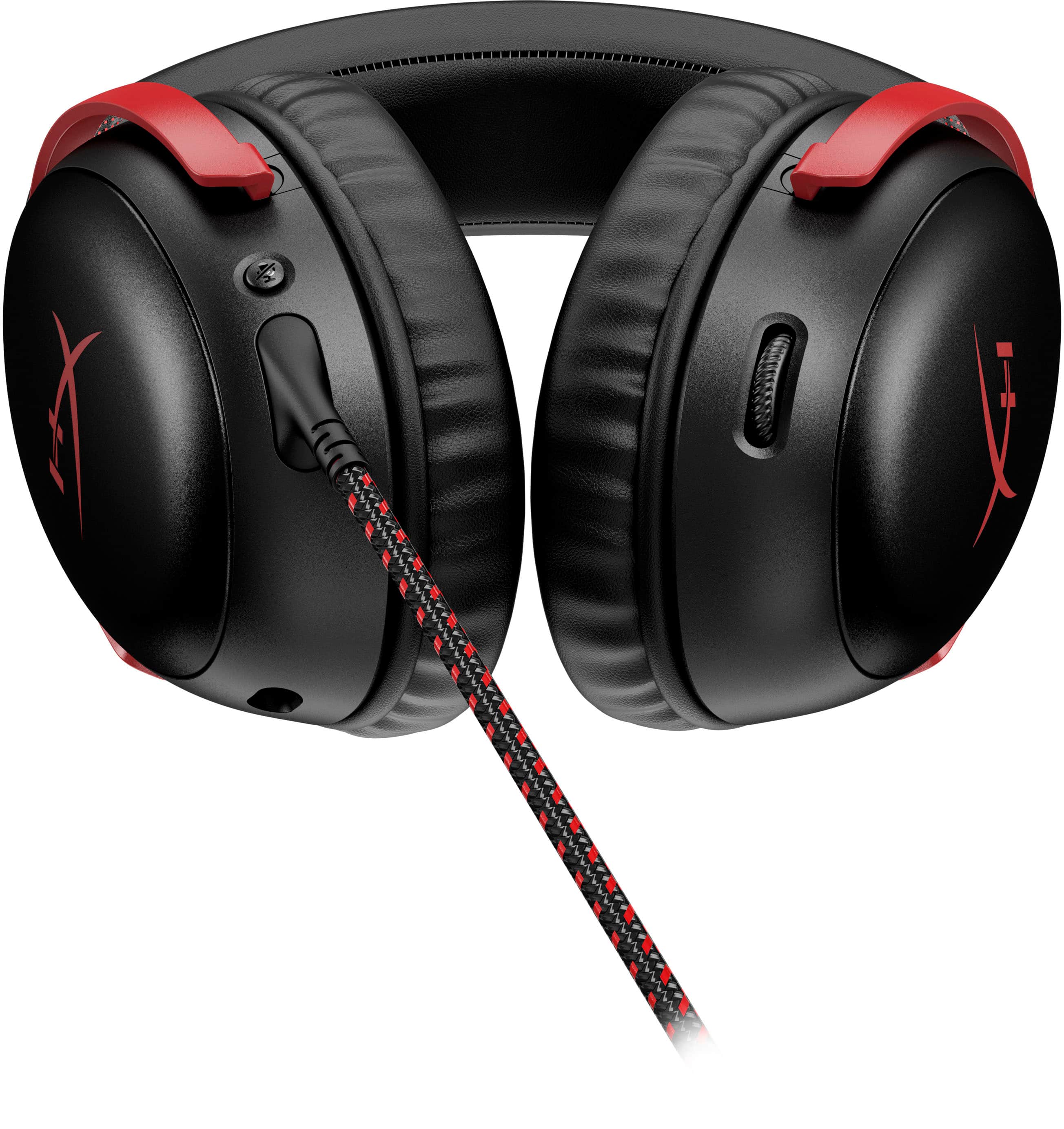 Alt View 13. HyperX - Cloud III Wired Gaming Headset for PC, PS5, PS4, Xbox Series X|S, Xbox One, Nintendo Switch, and Mobile - Black/Red.