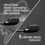 Ultra-Clear, Noise-Cancelling 10mm Detachable Microphone LED Mic-Mute Indicator