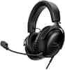 Front. HyperX - Cloud III Wired Gaming Headset for PC, PS5, PS4, Xbox Series X|S, Xbox One, Nintendo Switch, and Mobile - Black.