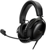 HyperX - Cloud III Wired Gaming Headset for PC, PS5, PS4, Xbox Series X|S, Xbox One, Nintendo Switch, and Mobile - Black - Front_Zoom