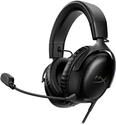 HyperX Cloud III Wired Gaming Headset for PC, PS5, PS4, Xbox Series X|S, Xbox One, Nintendo Switch, and Mobile Black