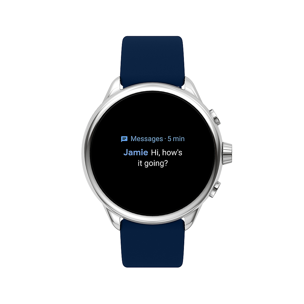 Best Buy: Fossil Gen 6 Smartwatch 44mm Silicone Black FTW4061V