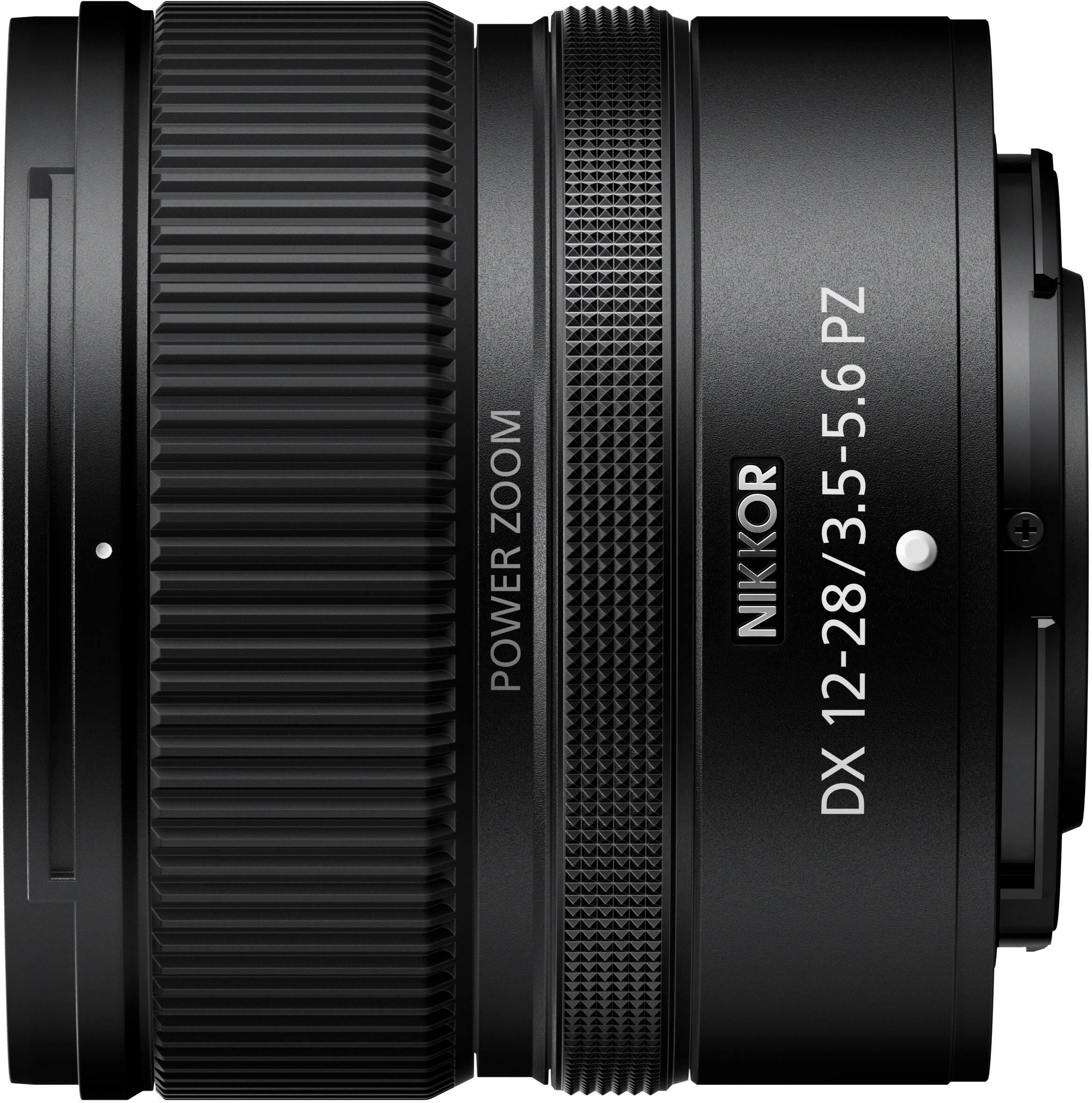 Angle. Nikon - NIKKOR Z DX 12-28mm f/3.5-5.6 PZ VR Ultra Wide Angle Zoom for Z Series Mirrorless Cameras - Black.