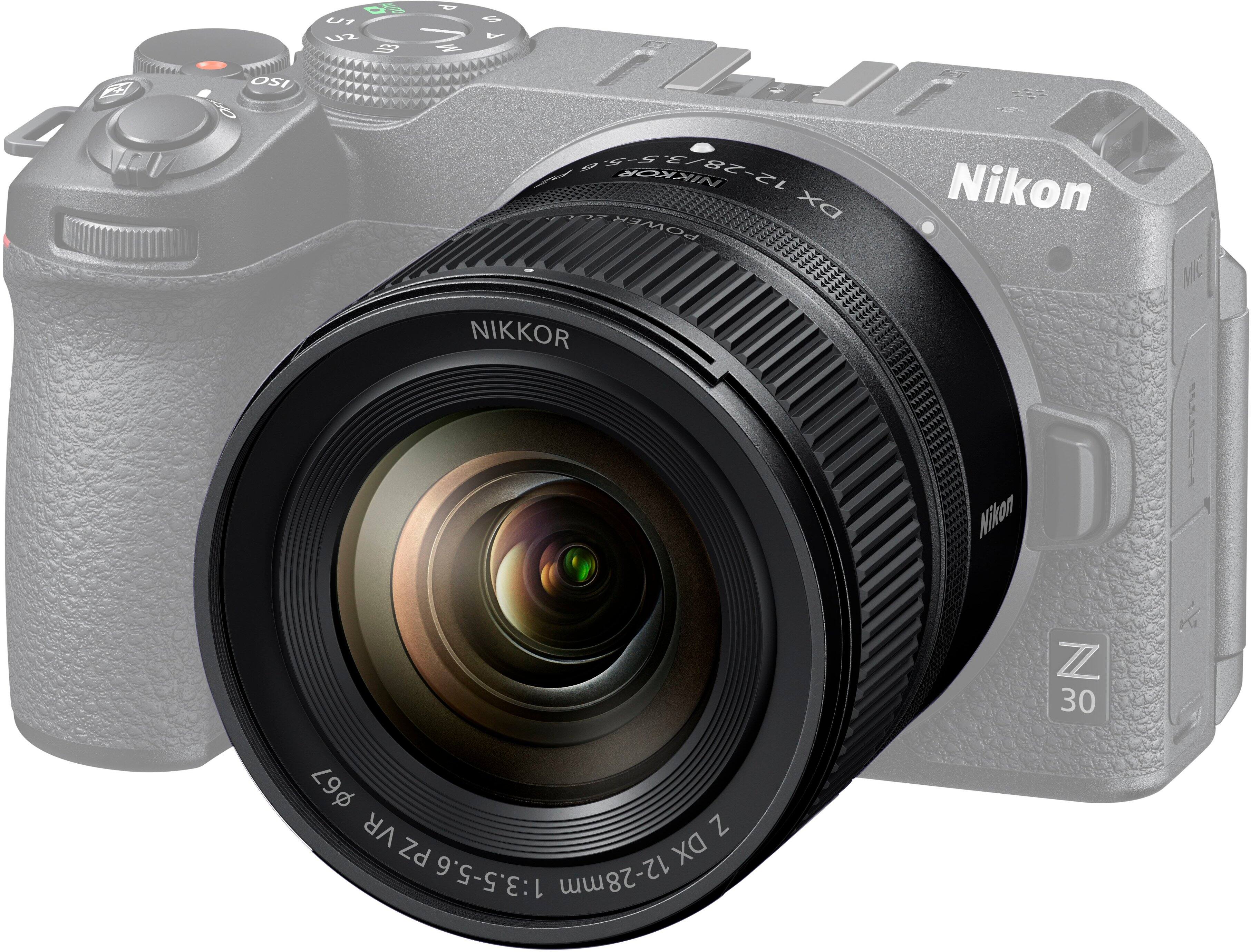 Alt View 15. Nikon - NIKKOR Z DX 12-28mm f/3.5-5.6 PZ VR Ultra Wide Angle Zoom for Z Series Mirrorless Cameras - Black.