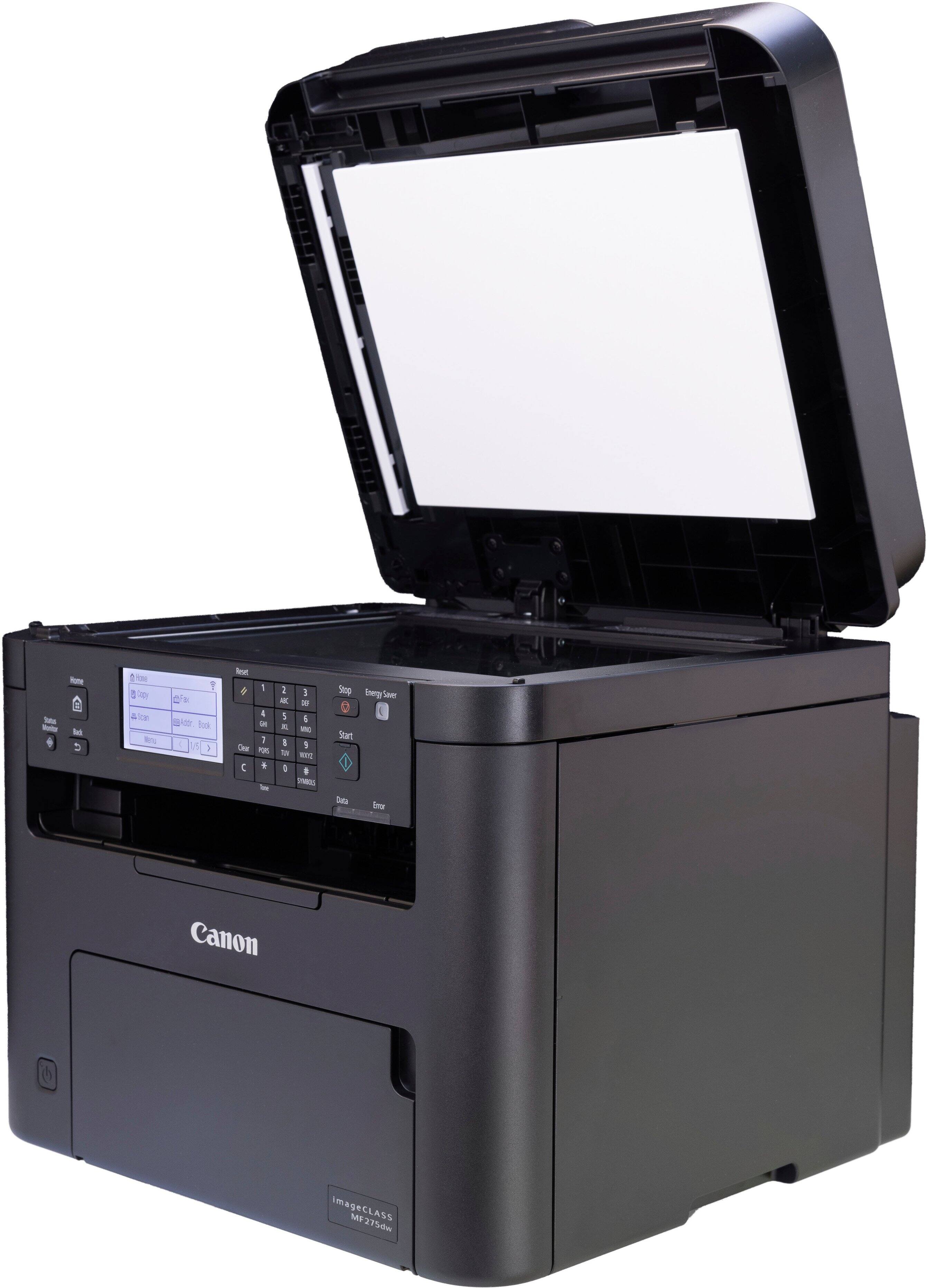 Alt View 1. Canon - imageCLASS MF275dw Wireless Black-and-White All-In-One Laser Printer with Fax - Black.