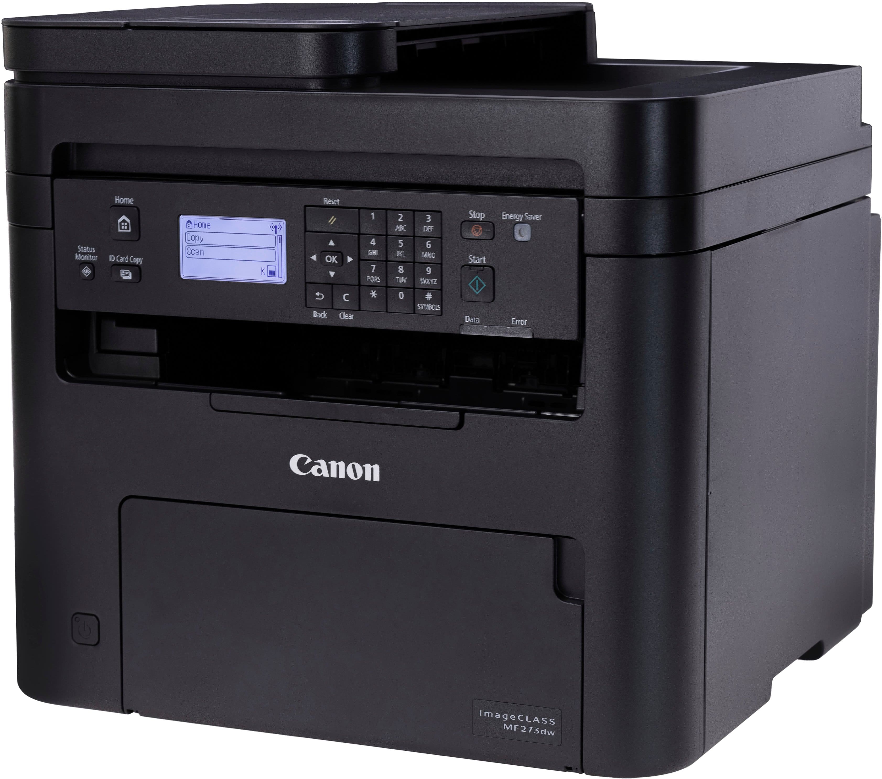 Angle. Canon - imageCLASS MF273dw Wireless Black-and-White All-In-One Laser Printer - Black.