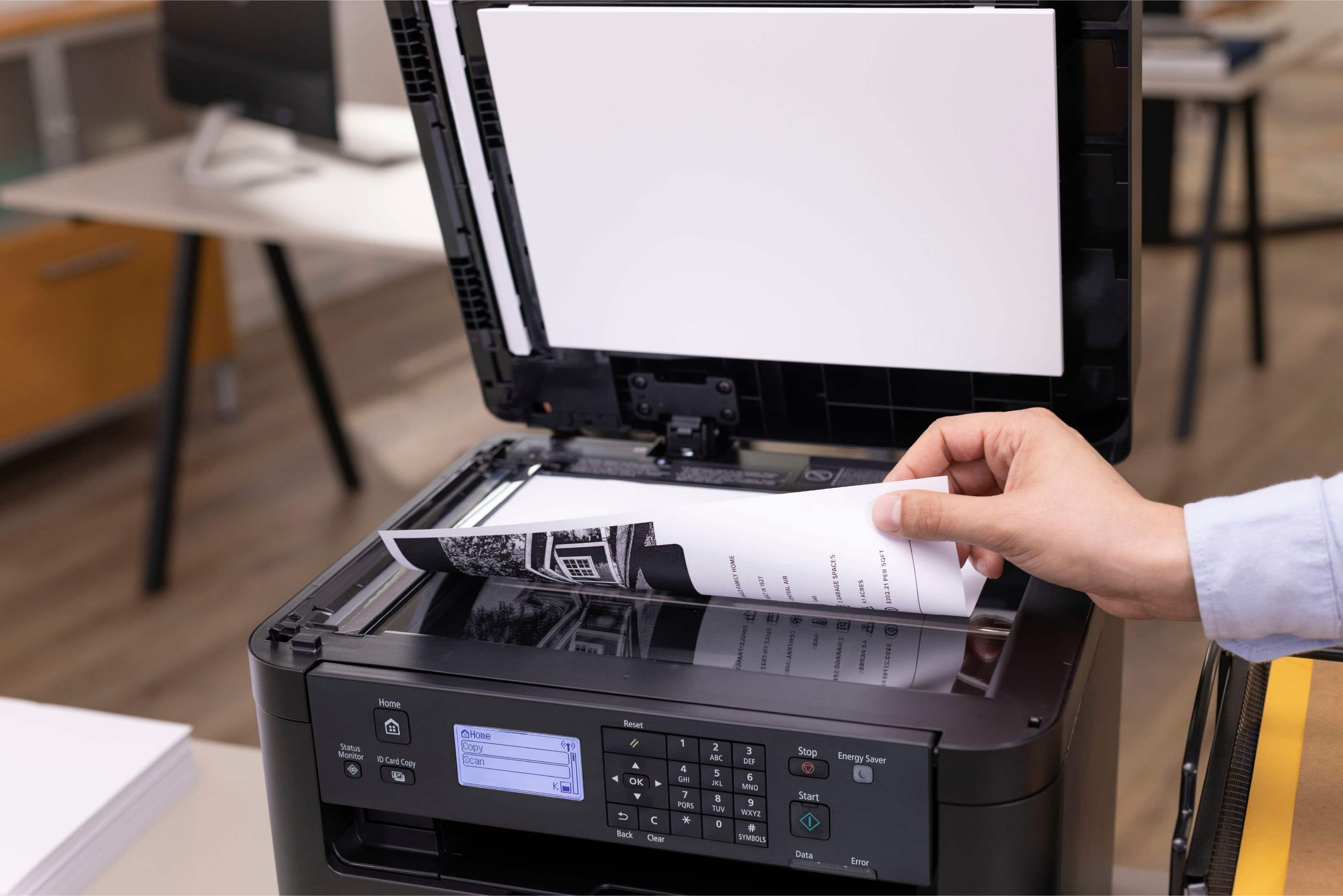 Alt View 21. Canon - imageCLASS MF273dw Wireless Black-and-White All-In-One Laser Printer - Black.