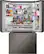 Alt View 12. LG - Counter-Depth MAX 25.5 Cu. Ft. French Door-in-Door Smart Refrigerator with Mirror InstaView - Printproof Black Stainless Steel.
