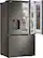 Alt View 15. LG - Counter-Depth MAX 25.5 Cu. Ft. French Door-in-Door Smart Refrigerator with Mirror InstaView - Printproof Black Stainless Steel.