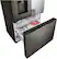 Alt View 19. LG - Counter-Depth MAX 25.5 Cu. Ft. French Door-in-Door Smart Refrigerator with Mirror InstaView - Printproof Black Stainless Steel.