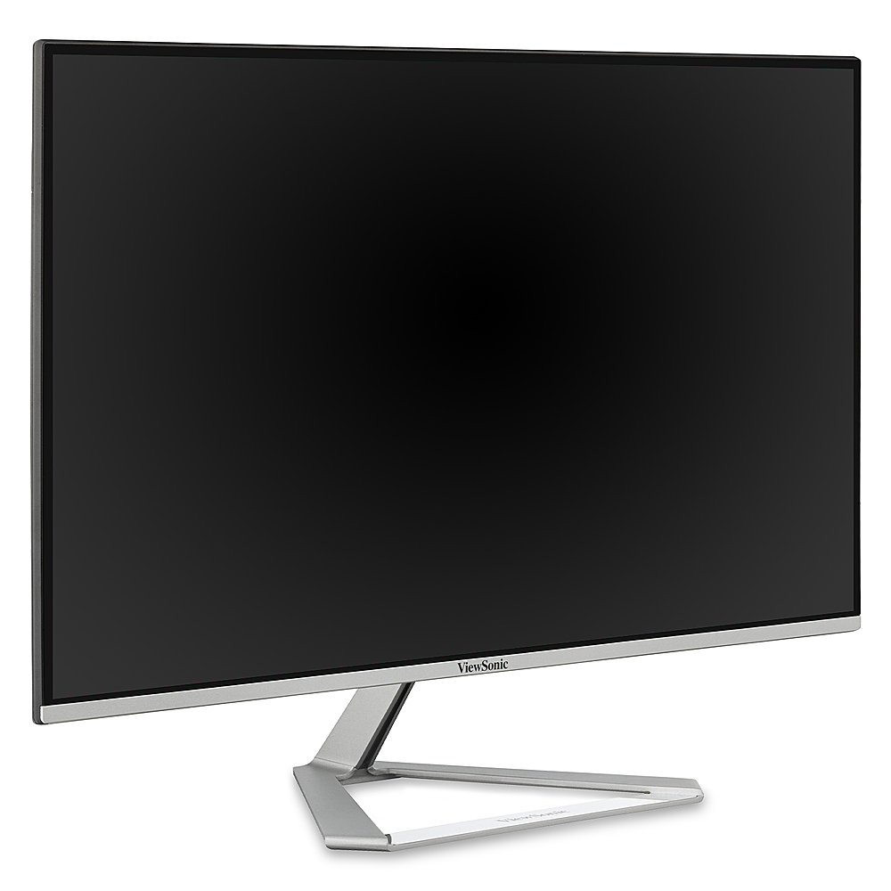 Angle View: ViewSonic - VX2776-4K-MHDU 27" IPS LCD 4K UHD Monitor (HDMI, DisplayPort) - Silver
