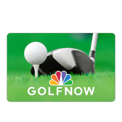 Front. GOLFNOW - $50 Gift Card.