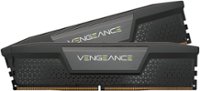 CORSAIR - VENGEANCE 64GB (2x32GB) DDR5 6400MHz C32 UDIMM Desktop Memory - Black - Front_Zoom
