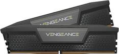 Front. CORSAIR - VENGEANCE 32GB (2x16GB) DDR5 6400MHz C32 UDIMM Desktop Memory - Black.