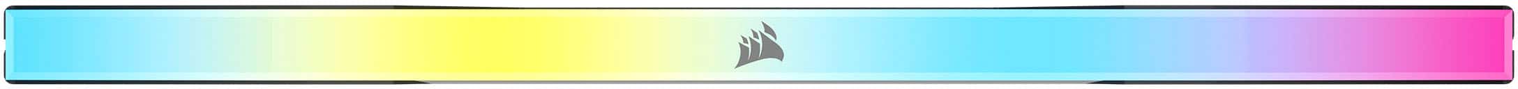 Alt View 13. CORSAIR - VENGEANCE RGB 32GB (2x16GB) DDR5 6400MHz C32 UDIMM Desktop Memory - Black.