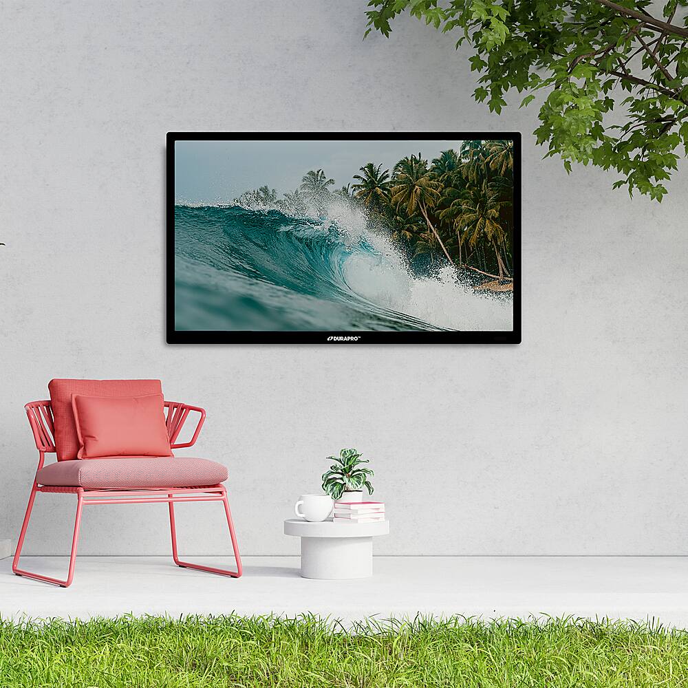 Alt View 12. DuraPro - Partial Sun Smart Series 55" Class LED Outdoor Partial Sun 4K UHD Smart webOS TV - Black.