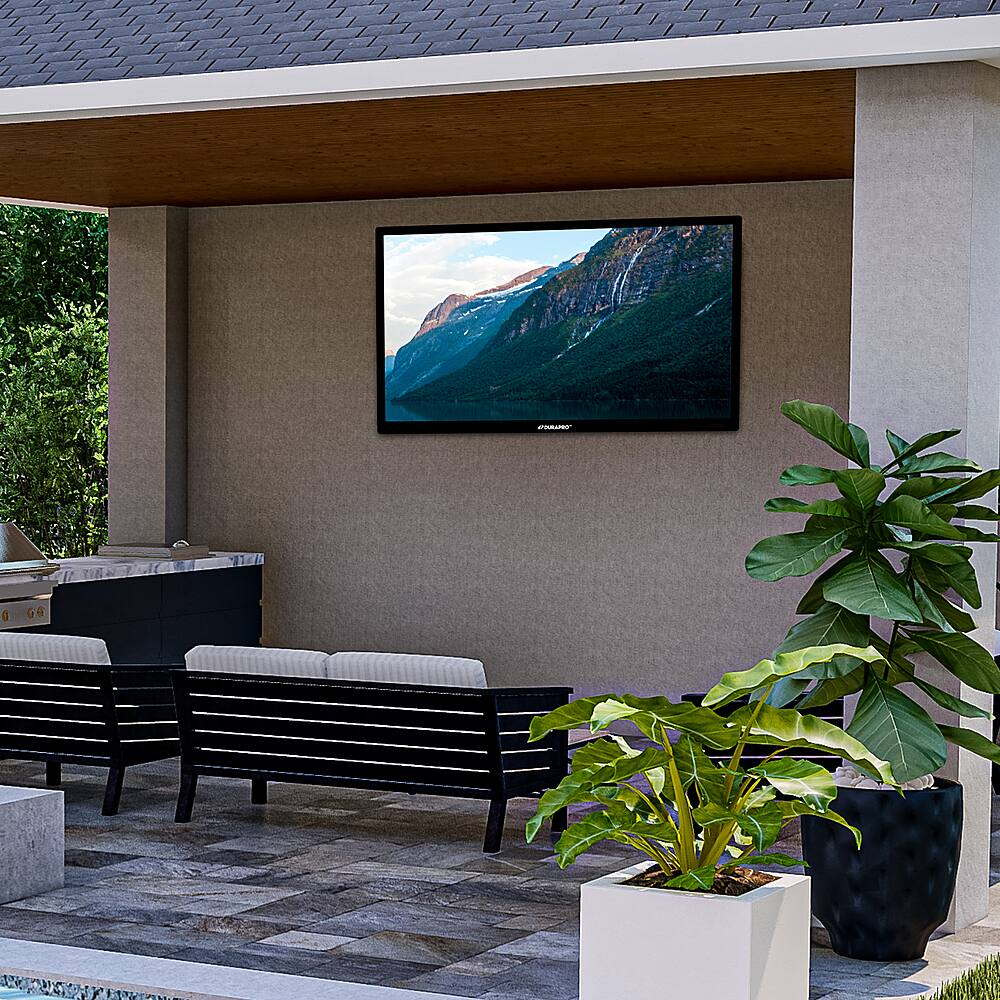 Alt View 13. DuraPro - Partial Sun Smart Series 55" Class LED Outdoor Partial Sun 4K UHD Smart webOS TV - Black.