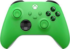 Microsoft - Xbox Wireless Controller for Xbox Series X, Xbox Series S, Xbox One, Windows Devices - Velocity Green - Front_Zoom