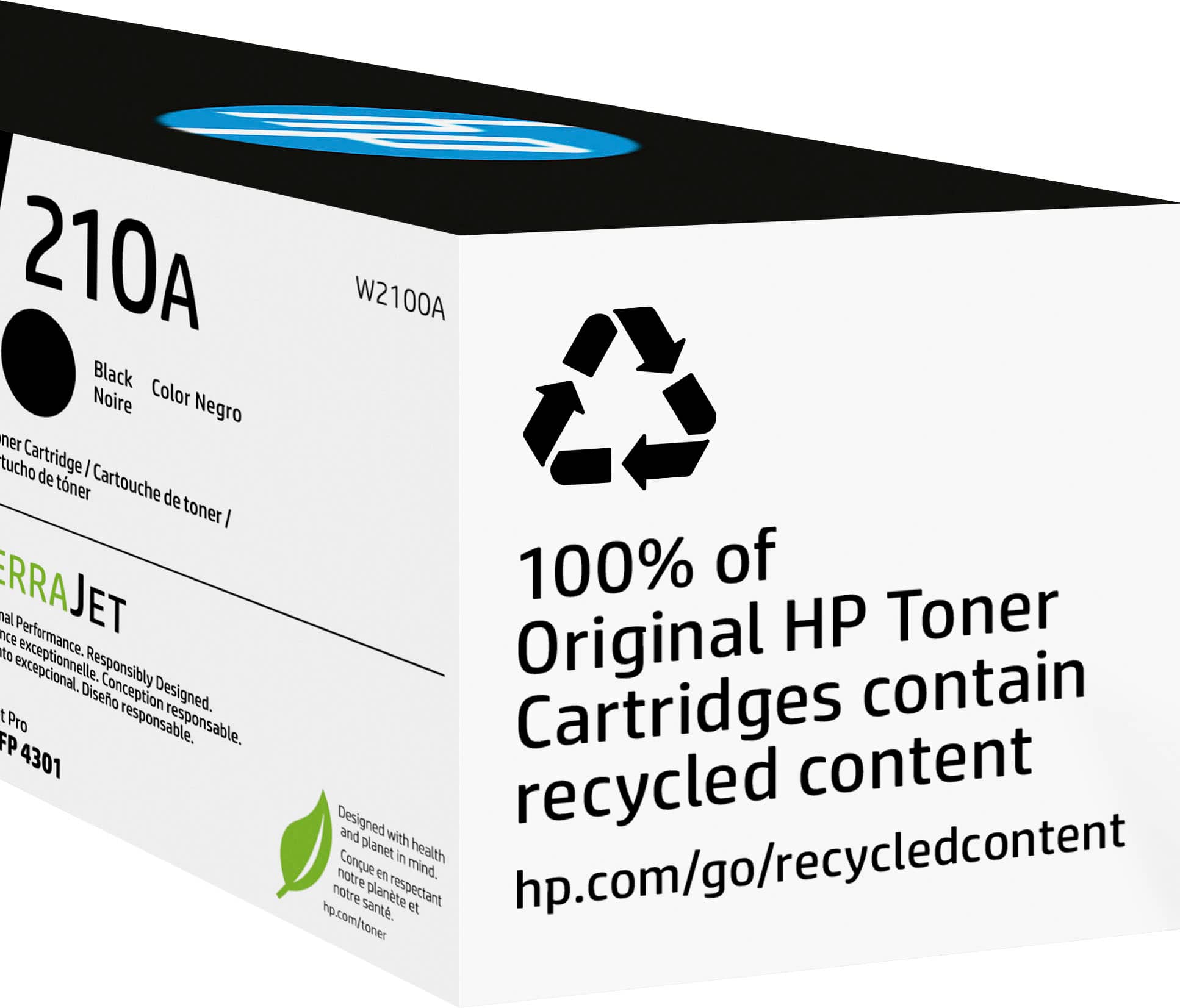 Alt View 11. HP - 210A Standard Capacity Toner Cartridge - Black.