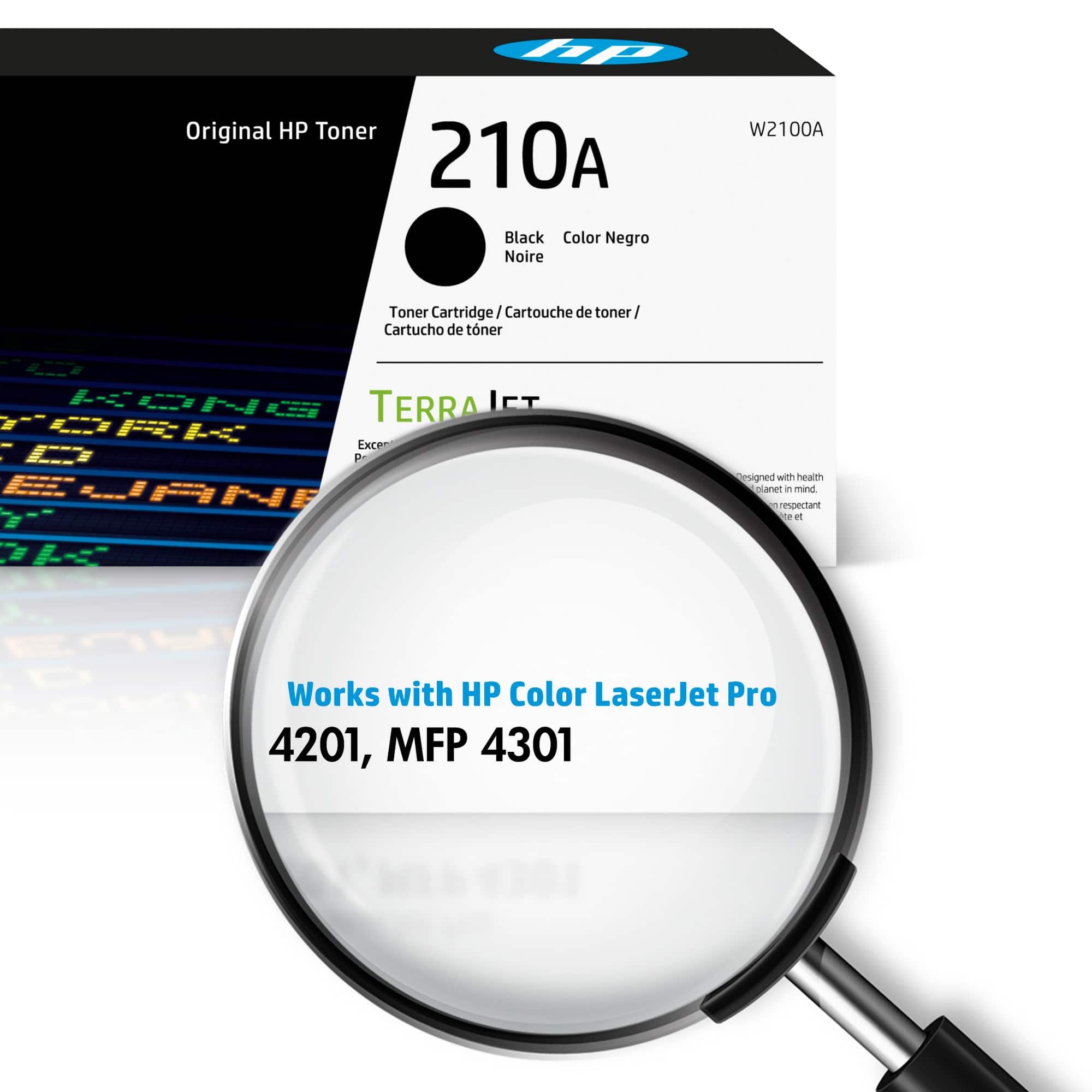 Alt View 1. HP - 210A Standard Capacity Toner Cartridge - Black.