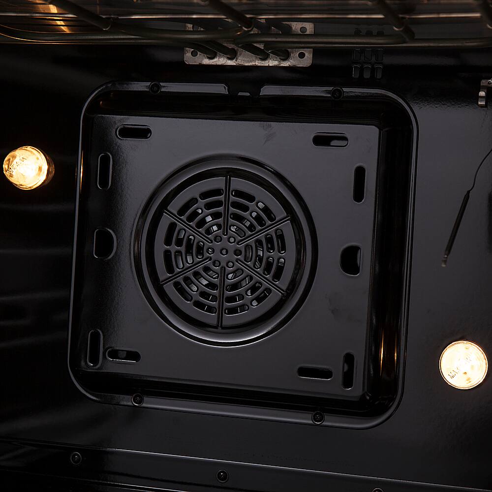 Alt View 21. Forno Appliances - Galiano 4.32 Cu. Ft. Freestanding Dual Fuel Range with French Doors and Convection Oven - Stainless Steel.