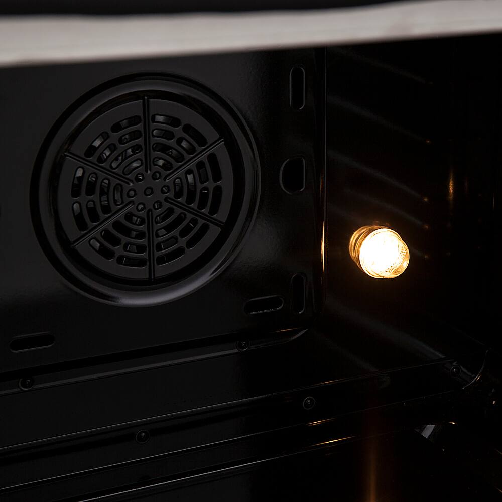 Alt View 15. Forno Appliances - Galiano 5.36 Cu. Ft. Freestanding Dual Fuel Range with French Doors and Convection Oven - Stainless Steel.