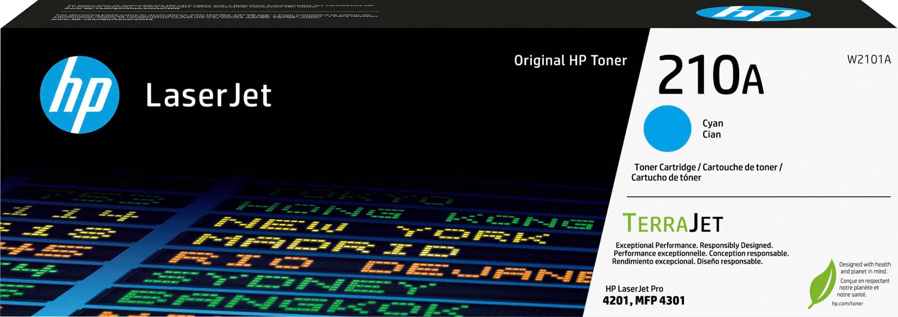 HP - 210A Standard Capacity Toner Cartridge - Cyan - Front_Zoom