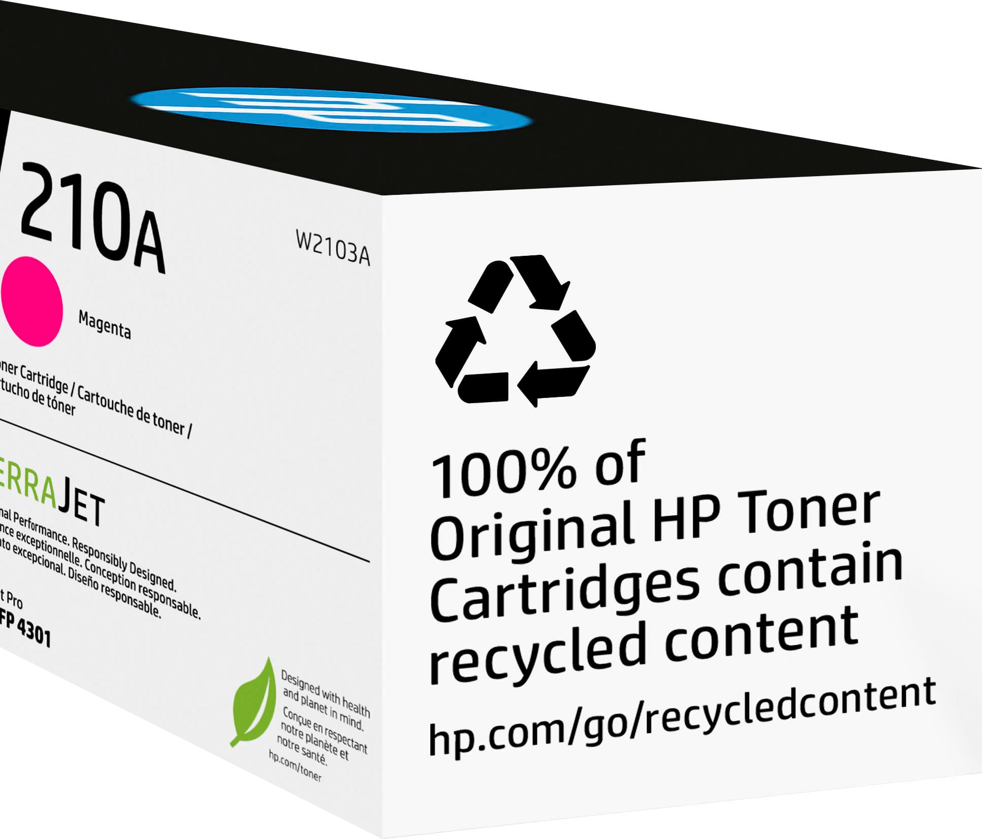 Alt View 11. HP - 210A Standard Capacity Toner Cartridge - Magenta.
