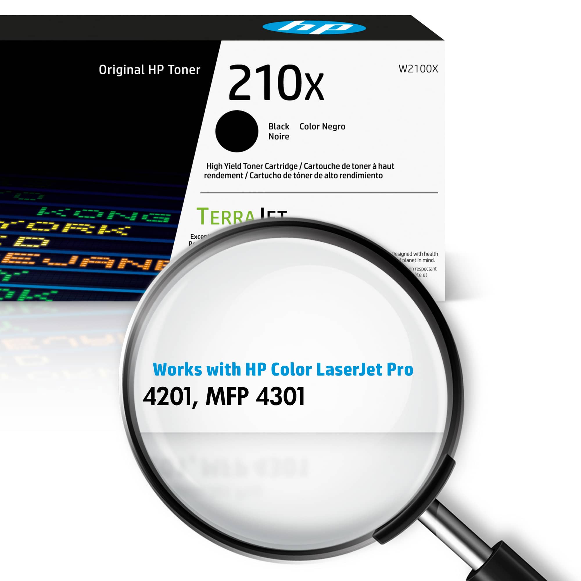 Alt View 1. HP - 210X High-Yield Capacity Toner Cartridge - Black.