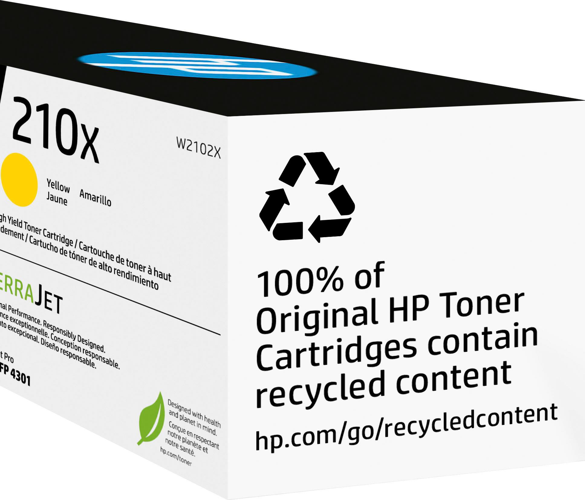 Alt View 11. HP - 210X High-Yield Capacity Toner Cartridge - Yellow.