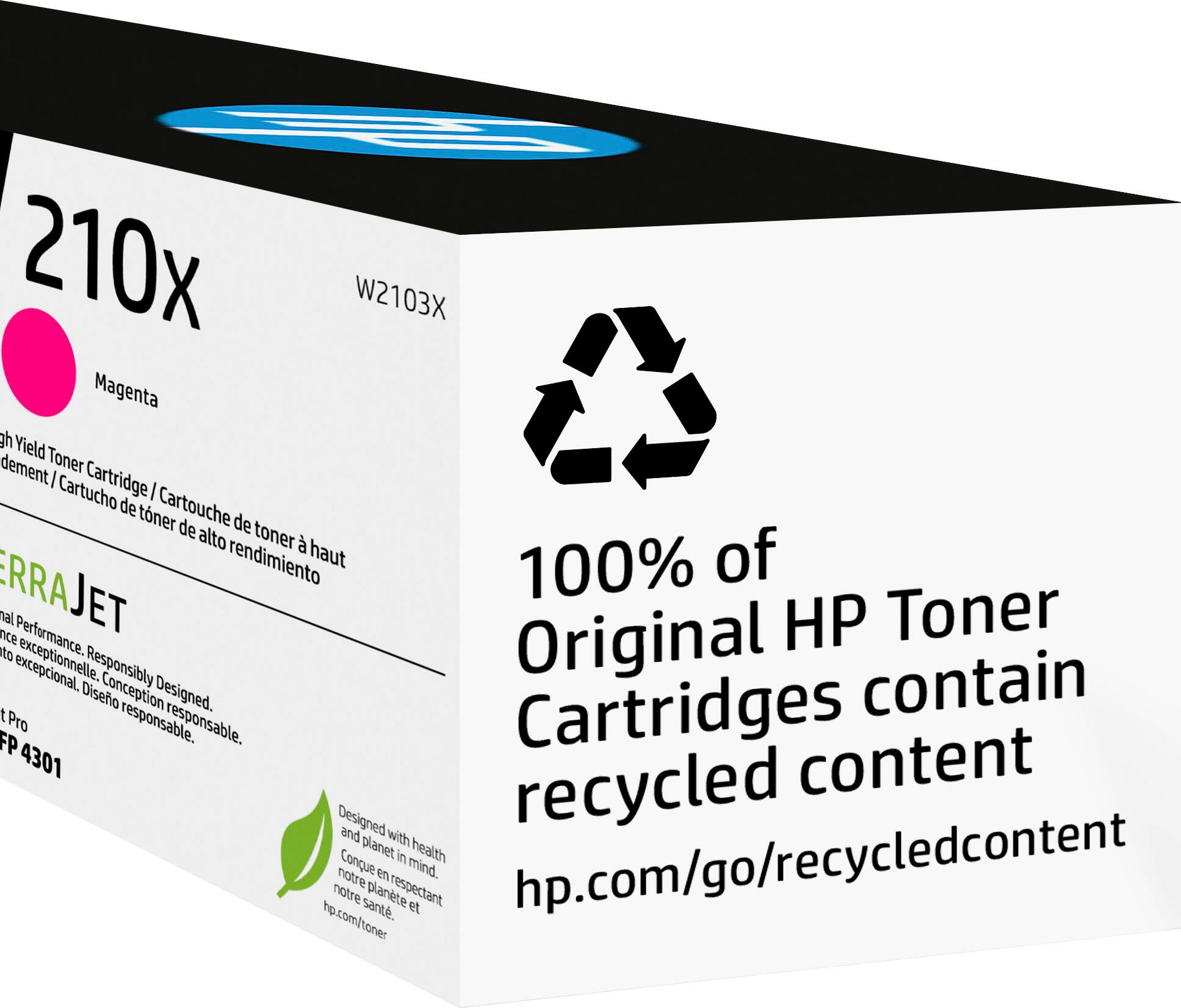 Alt View 11. HP - 210X High-Yield Capacity Toner Cartridge - Magenta.