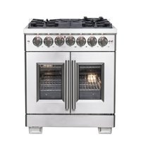 Forno Appliances - Capriasca 4.32 Cu. Ft. Freestanding Dual Fuel Range with French Doors - Front_Zoom