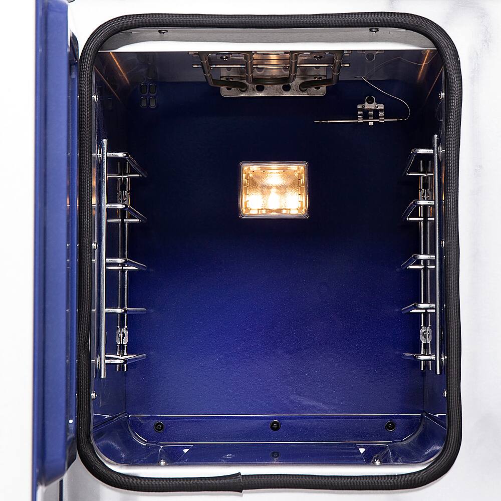 Alt View 18. Forno Appliances - Capriasca 6.58 Cu. Ft. Freestanding Double Oven Dual Fuel Range with Left Oven Swing Door - Stainless Steel.