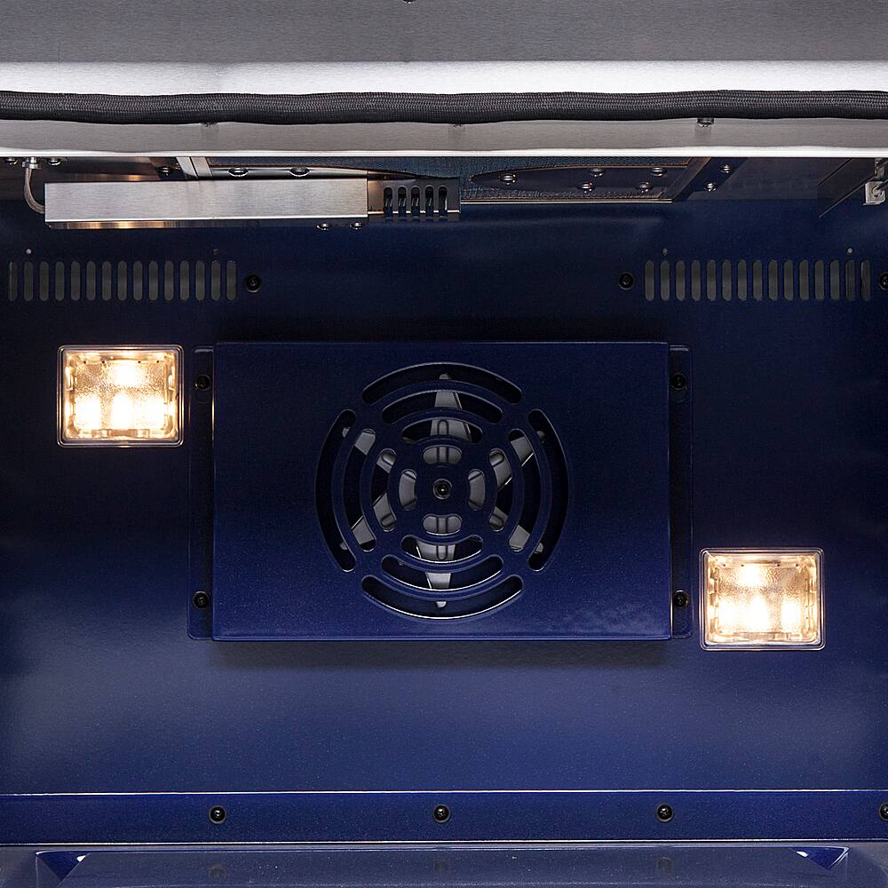 Alt View 14. Forno Appliances - Capriasca 6.58 Cu. Ft. Freestanding Double Oven Gas Range with Left Swing Door and Air Fry Function - Silver.