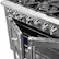 Alt View 15. Forno Appliances - Capriasca 5.36 Cu. Ft. Freestanding Dual Fuel Range with French Doors and Convection Oven - Stainless Steel.