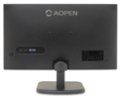 The image features a black Aopen monitor sitting on a stand. The monitor is turned off, and the stand is positioned on a white background. The Aopen logo is prominently displayed on the monitor, making it the largest text in the image.